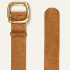 Bianca Square Buckle Leather Belt