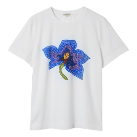Crochet Lily Print T-Shirt