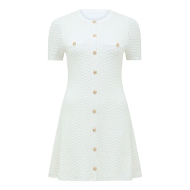 Rosa Stitch Knitted Mini Dress