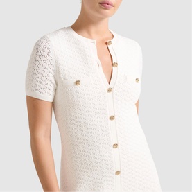 Rosa Stitch Knitted Mini Dress