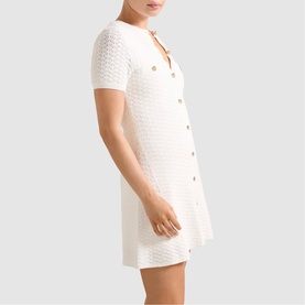 Rosa Stitch Knitted Mini Dress