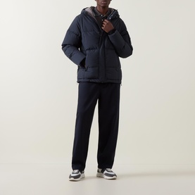 Alpha Logo Patch Down Jacket