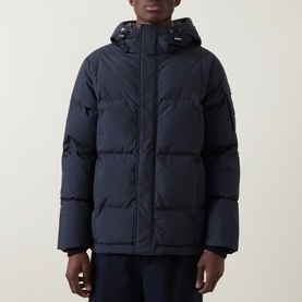 Alpha Logo Patch Down Jacket