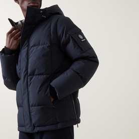 Alpha Logo Patch Down Jacket