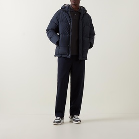 Alpha Logo Patch Down Jacket