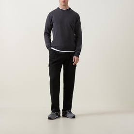 Logo Fine Knit Sweater