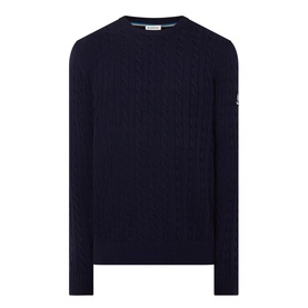 Logo Cable Knit Sweater