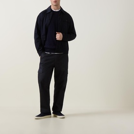 Logo Cable Knit Sweater