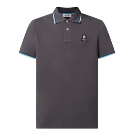 Logo Badge Tipped Polo Shirt