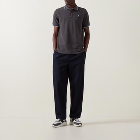 Logo Badge Tipped Polo Shirt