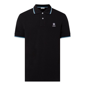 Logo Badge Tipped Polo Shirt