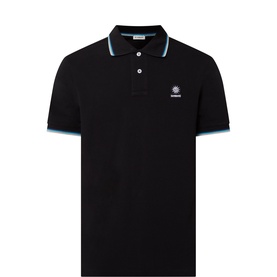 Logo Badge Tipped Polo Shirt