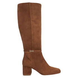 Sanna Leather Snaffle Trim Knee High Boots