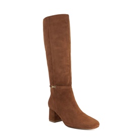 Sanna Leather Snaffle Trim Knee High Boots