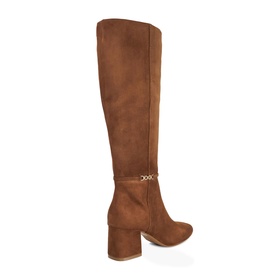 Sanna Leather Snaffle Trim Knee High Boots