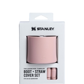 The Pink Dusk Quencher Boot Holder and Straw Topper 1.18L
