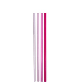 Stanley The Pink Quencher Travel Tumbler Straws Set of Four 40oz in pink ombr&eacute; tones, ranging from pale blush to hot pink