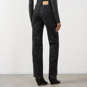Brinsa Studded Straight Leg Jeans