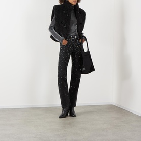 Brinsa Studded Straight Leg Jeans