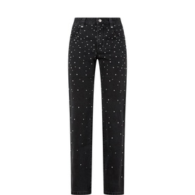Brinsa Studded Straight Leg Jeans