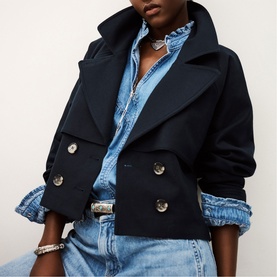 Lonnie Short Trench Coat
