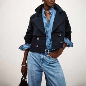 Lonnie Short Trench Coat