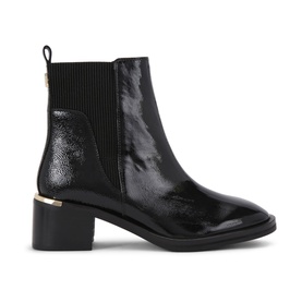 Liberta Patent Leather Ankle Boots
