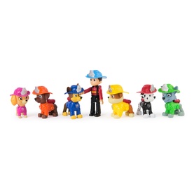 Fire Rescue Team Pack of 7 Collectible Action Figures