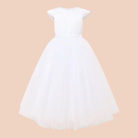 Pearl Embellished Communion Dress