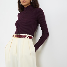 Pin Buckle Leather Belt