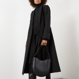 Dia Medium Leather Hobo Bag