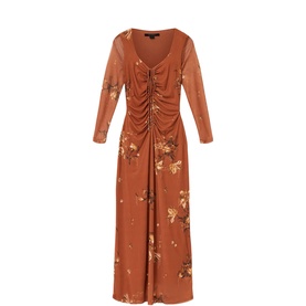Gabby Gathered Floral Dress