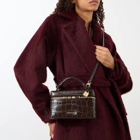 Jana Mock-Croc Crossbody Bag
