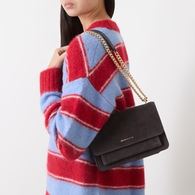 Claire Suede Shoulder Bag