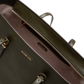 Quinn Large Pebbled Leather Tote Bag