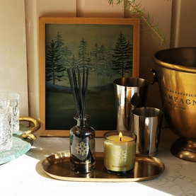 Luxury Candle & Diffuser Gift Set Lemongrass & Ginger