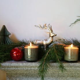 Duo Christmas Candle Gift Set 2 x 210g