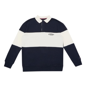 Logo Colour-Blocked Rugby Shirt