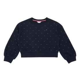 Flag Logo Studded Sweatshirt