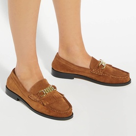 Granules Fringed Loafers