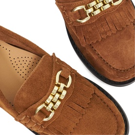 Granules Fringed Loafers