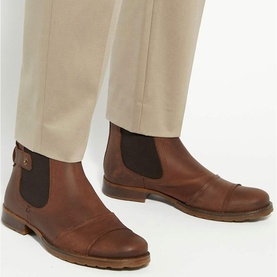 Saltwood Leather Casual Chelsea Boots