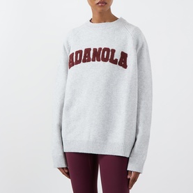 Varsity Logo Boucle Sweater