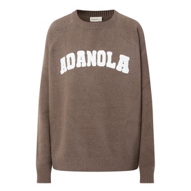 Varsity Logo Boucle Sweater