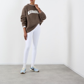 Varsity Logo Boucle Sweater