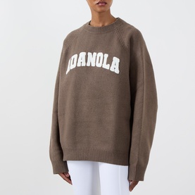 Varsity Logo Boucle Sweater