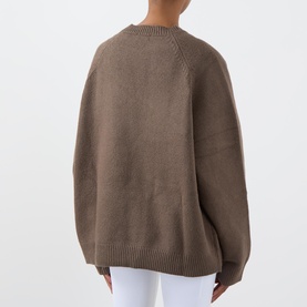Varsity Logo Boucle Sweater