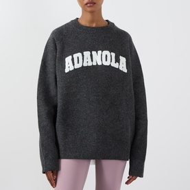 Varsity Logo Boucle Sweater