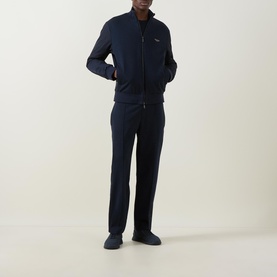 Wing Logo Zip Sweatshirt