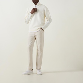 Ulbano Logo Half Zip Sweater